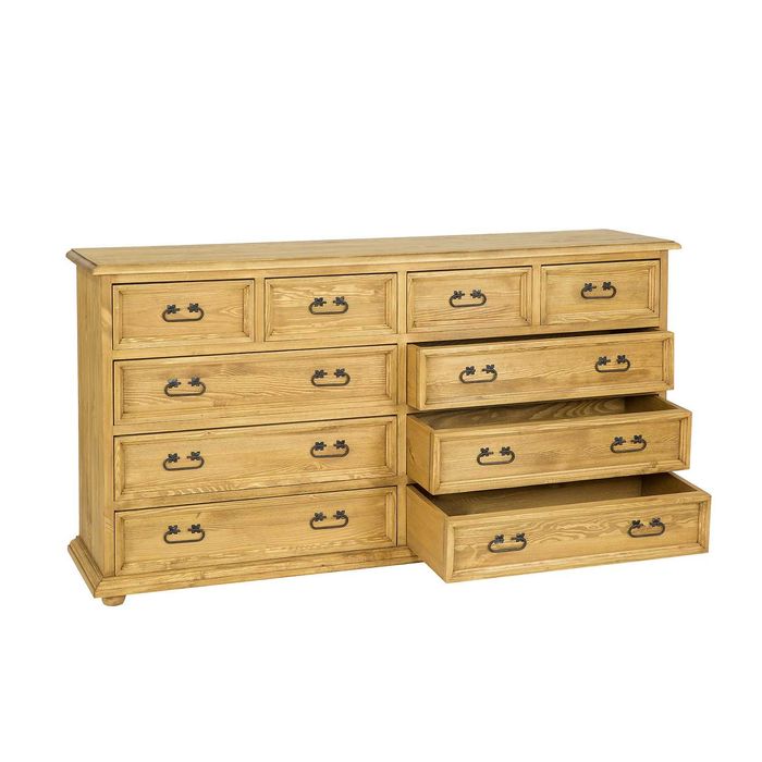 sosnowa komoda woskowana do sypialni od producenta