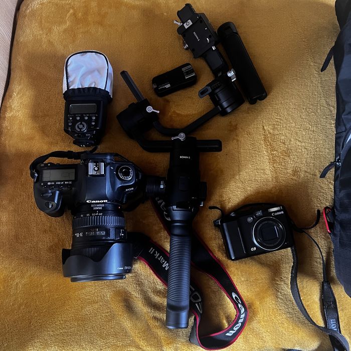 Canon D5 mk 2 oraz canon G9