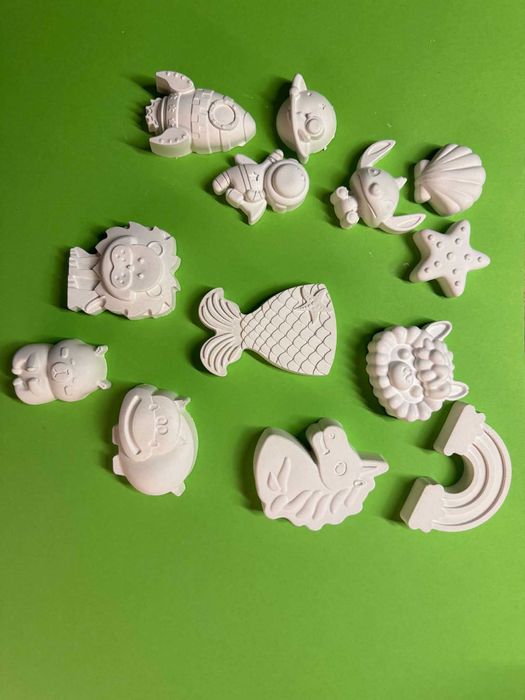 Personalizowany zestaw do malowania figurek gipsowych z imieniem