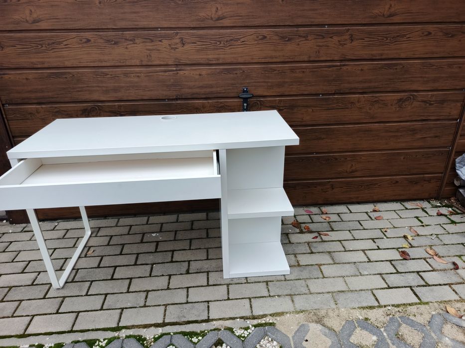 Biurko białe Ikea stan BDB