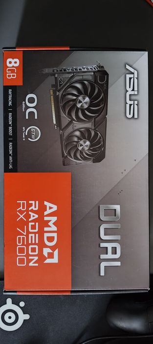 Відеокарта Asus Radeon RX 7600 Dual EVO OC 8192MB
