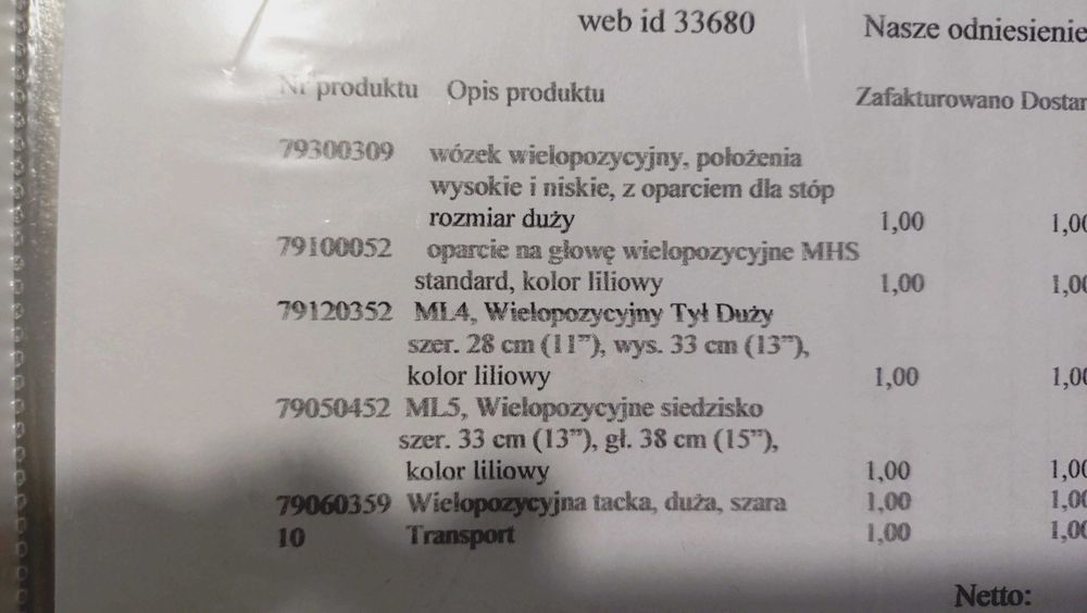 siedzisko rehabilitacyjne Special tomato