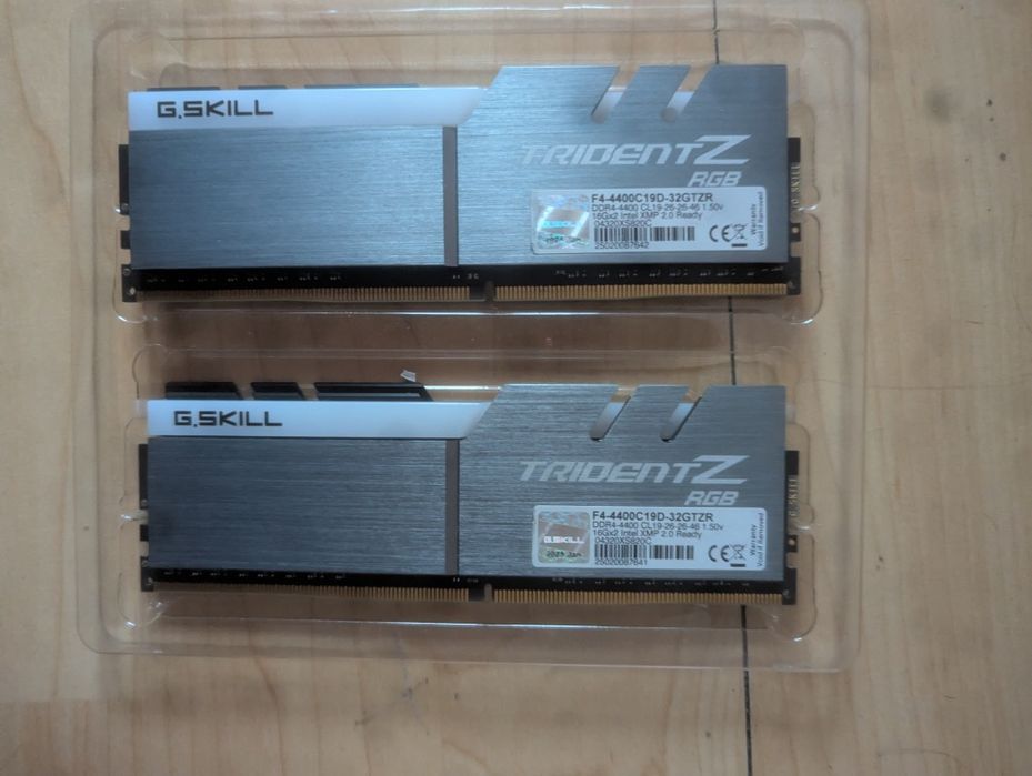 DDR4 2x16 4400 MHz G.Skill TridentZ RGB