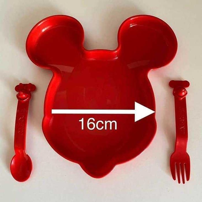 Prato + Talheres Mickey Tupperware64750931520897121