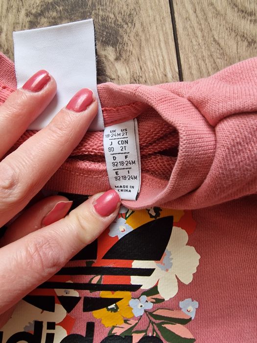 Dres adidas dla dziewczynki r. 92