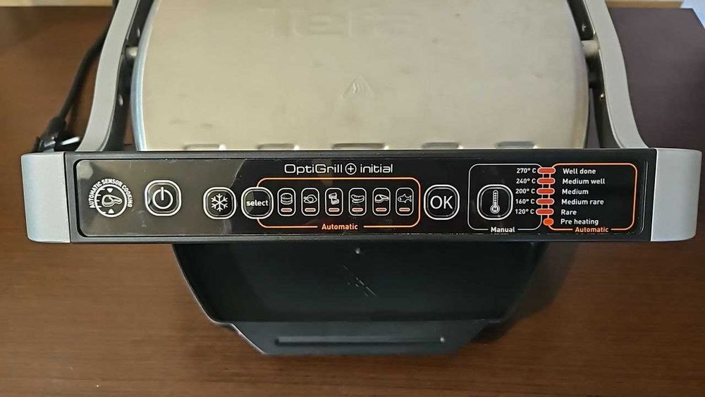 Електрогриль Tefal OptiGrill плюс форма для випiкання