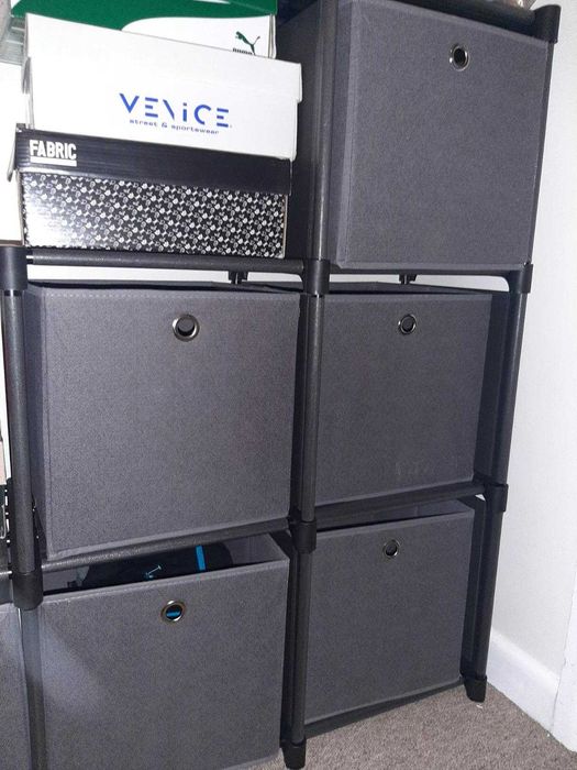 Pudełka do przechowywania modułowe wielofunkcyjne dom 6 sztuk