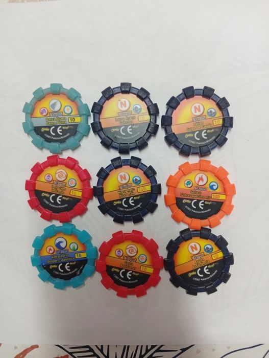 Tazos Pokémon Boinx originais
