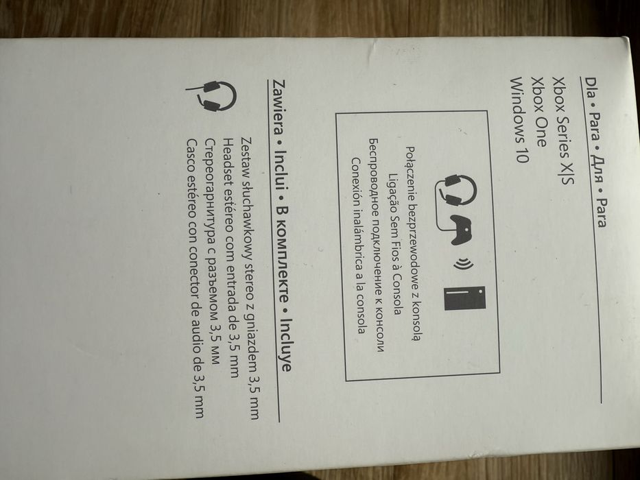 Słuchawki Xbox Stereo Headset Wireless Xbox One Xbox Series PC