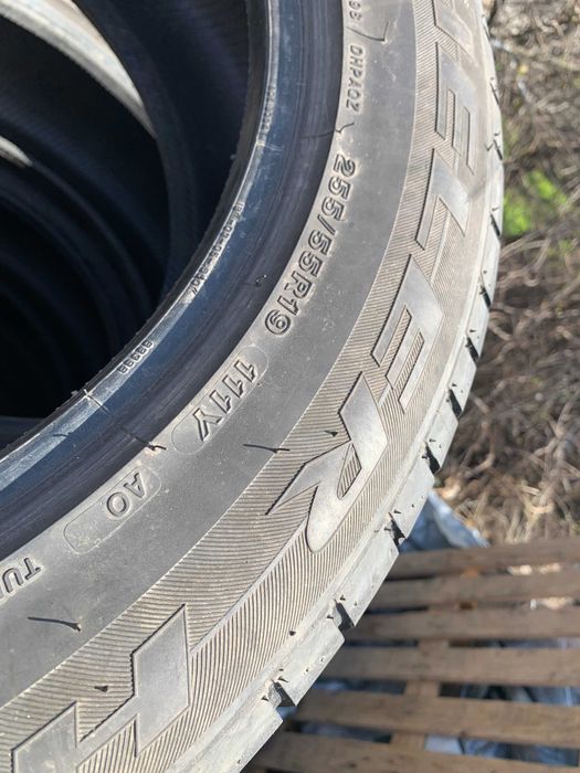 255-55-R19 BRIDGESTONE DUELER =4 штуки летней резины GERMANY 2023