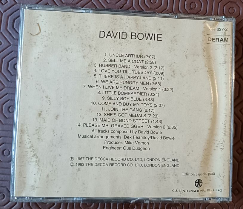 CD - David Bowie425129565697484801