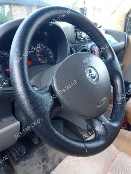 Fiat Doblo Оплетка чехол на руль Фиат Добло Фіат Фиат Кожа Каучук