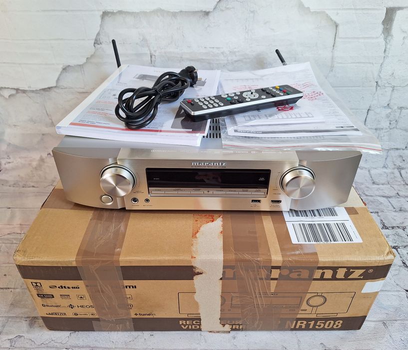 5.2 Marantz NR1508 Wi-fi BT Heos 4k/60p Dolby Vision Net Radio AirPlay
