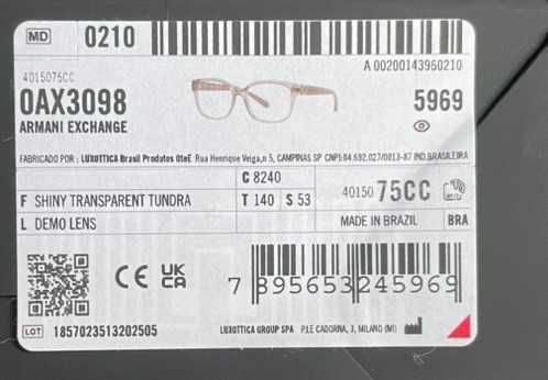 Oprawki Armani Exchange 0AX3098 8240