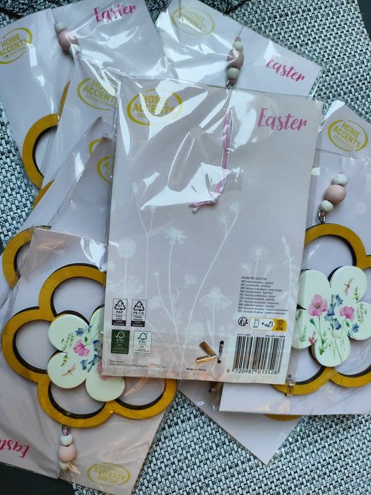 Ozdoby do powieszenia kwiatki 15 sztuk