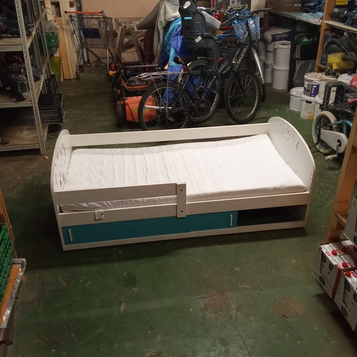 Łóżeczko dziecięce 160 cm z szuflada