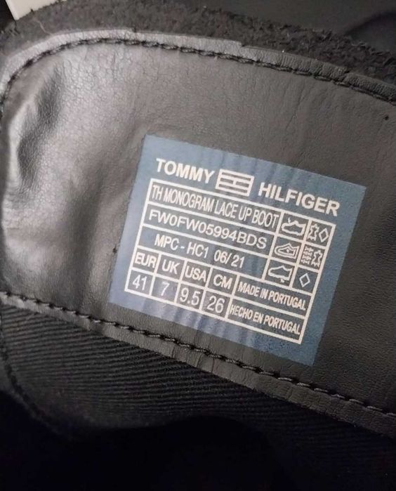 Сапоги Tommy Hilfiger оригинал