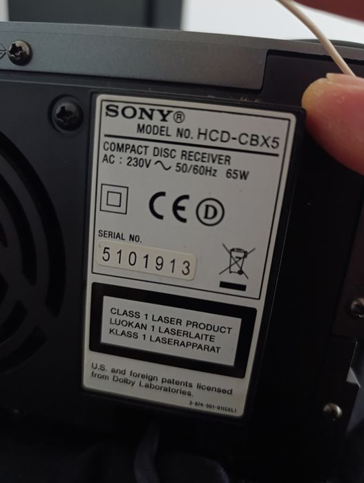 Сд проигрыватель SONY