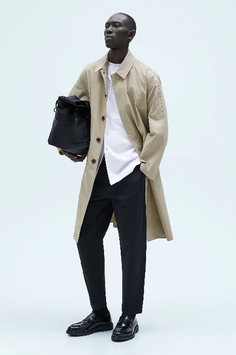 ZARA Luksusowy PŁASZCZ TRENCZ męski L 399 zł! super cena