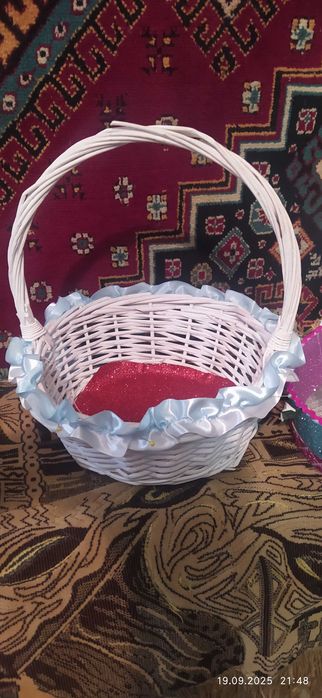 свадебная корзина для лепестков