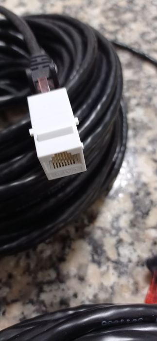 40 metros de Cabo Internet com 2 emendas de engate ...material novo...