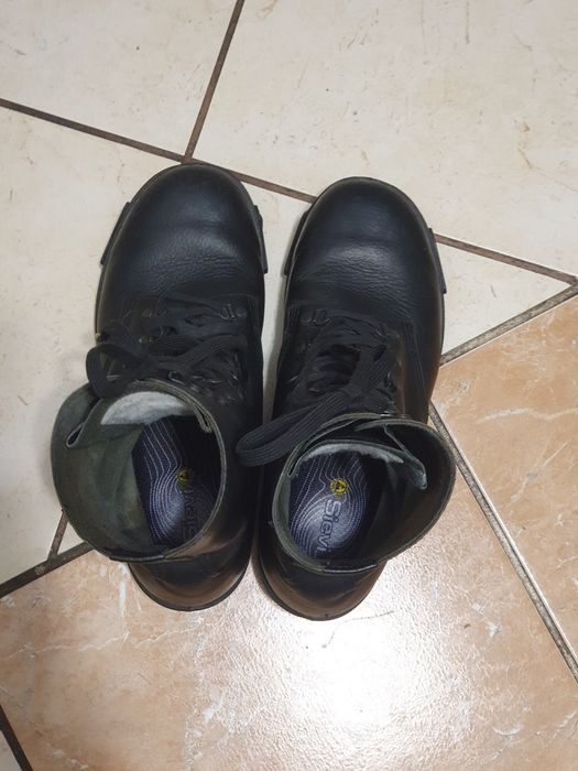 Buty wojskowe czarne r. 41 skórzane
