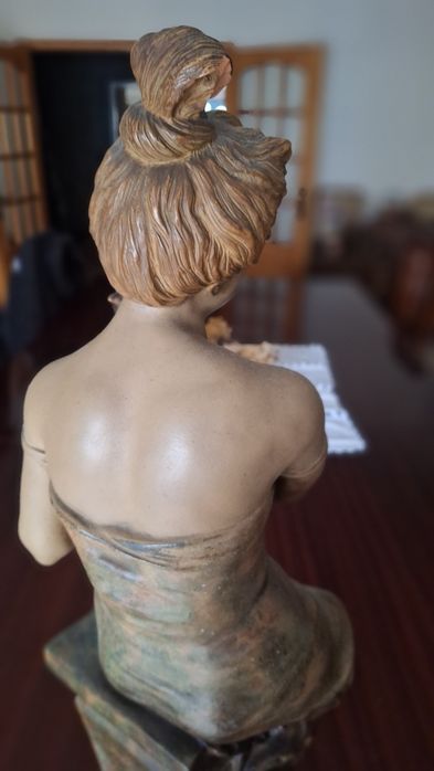 Estatueta Clássica “La Musique” 76cm – Grande Peça Decorativa