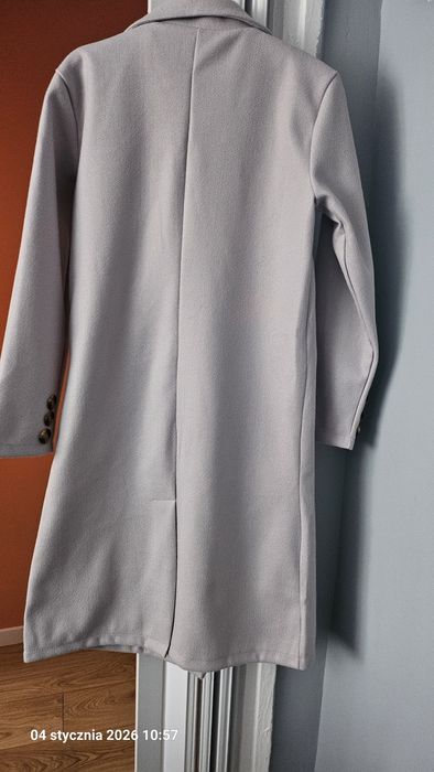Płaszcz damski zimowy szary