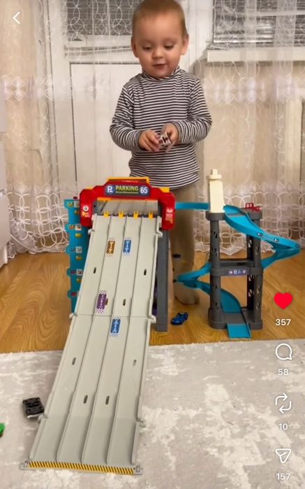 Паркінг- трек машинки