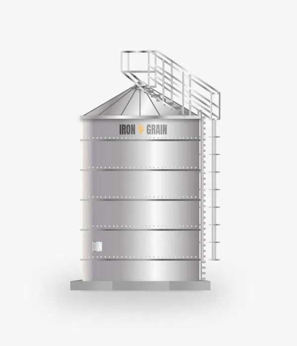 Silos Płaskodenny 200t 5,5m Silosy płaskodenne zbożowe Polskie