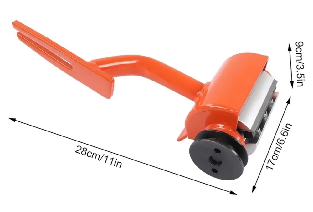 Descascador de toras, ferramenta de descascamento de toras em aço, acessório de descascamento para motosserra com 6 lâminas alongadas