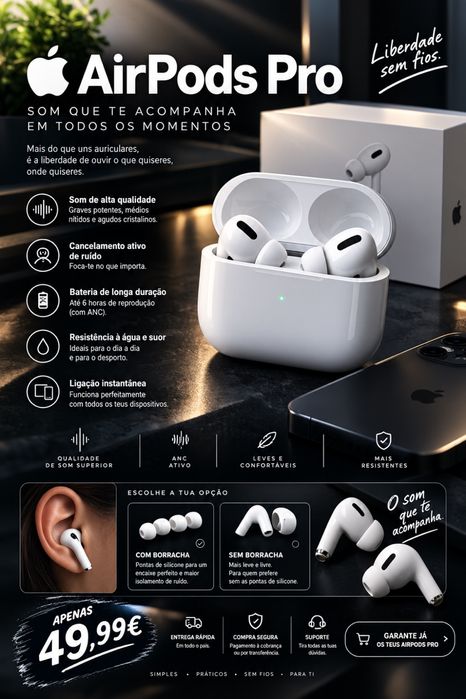 Air pods pro fones