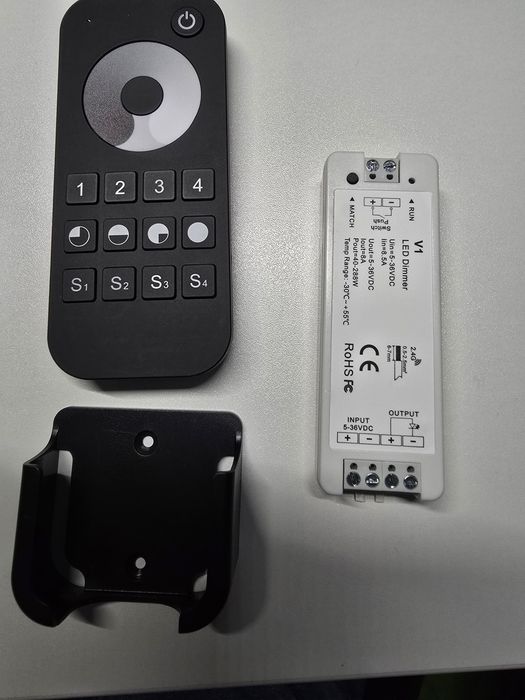 Комплект LED-диммерів та пульта на 4 канали