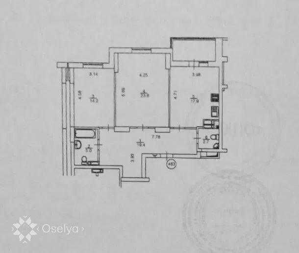 Продаж 2к квартира з ремонтом у ЖК «Русанівська Гавань» | 88 м² | Без % 9 поверх