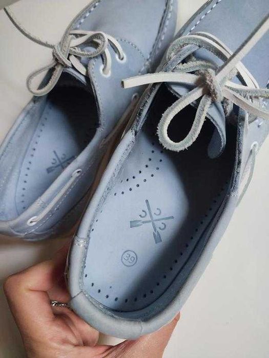 кожаные топсайдеры Crew Clothing Company / 39р