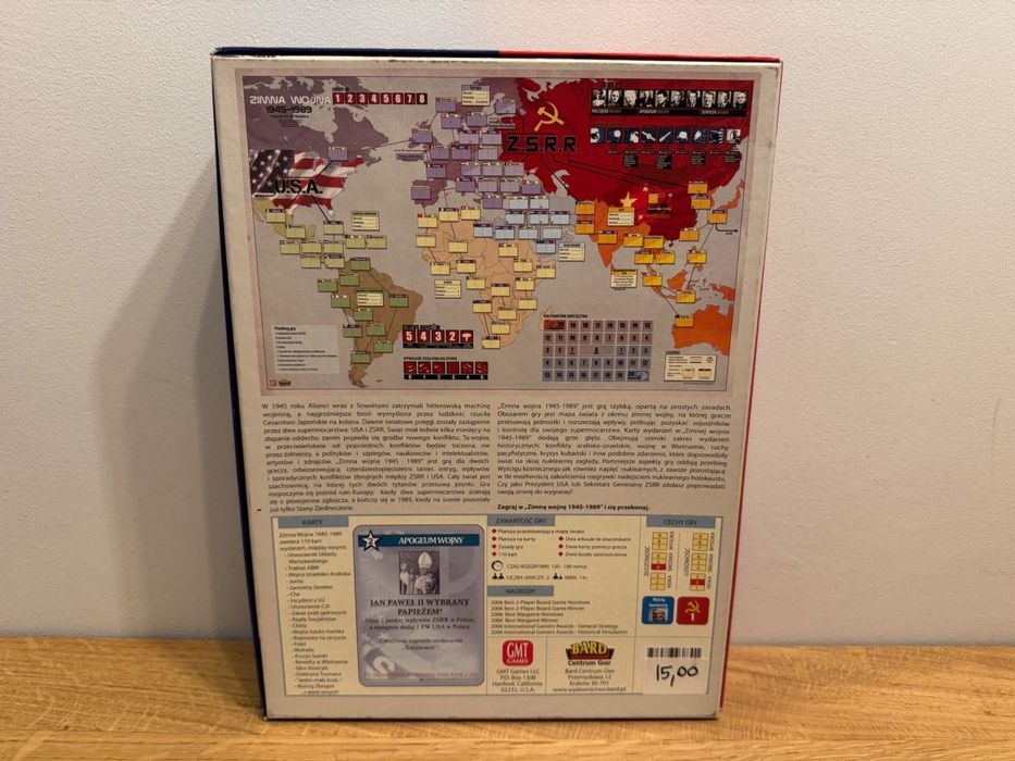 Gra planszowa – Twilight Struggle: Zimna Wojna – jak nowa
