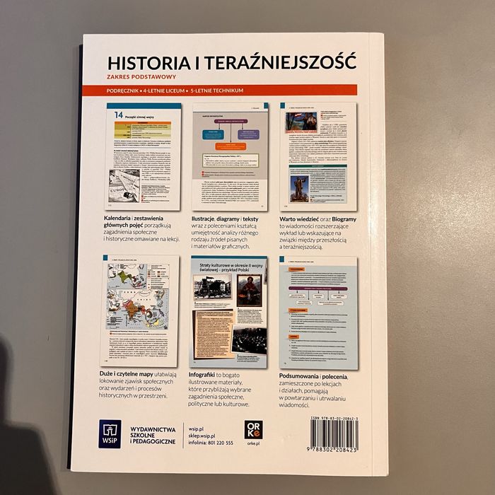 Podrecznik Historia i teraźniejszosc - klasa 1 ZP
