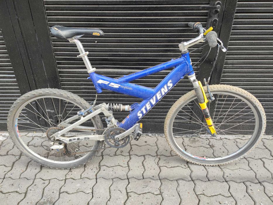 Aluminiowa rama 19" full suspension retro MTB 26" 1998