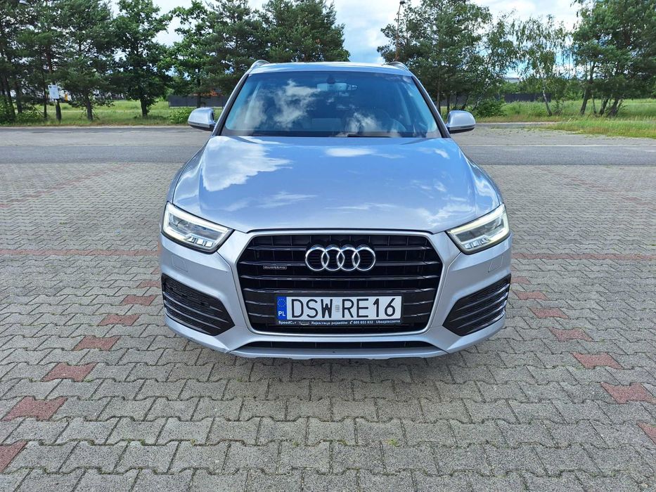 Audi Q3 2.0 TFSI, Quatro S-Line, Panorama, Keyles, Nawigacja - Kamera cofania