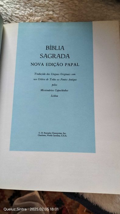 Bíblia Sagrada grande formato