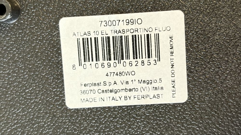 Переноска для котів та собак Ferplast Atlas El Fluo 10 32,5x48x29 см max 5 кг Жовта