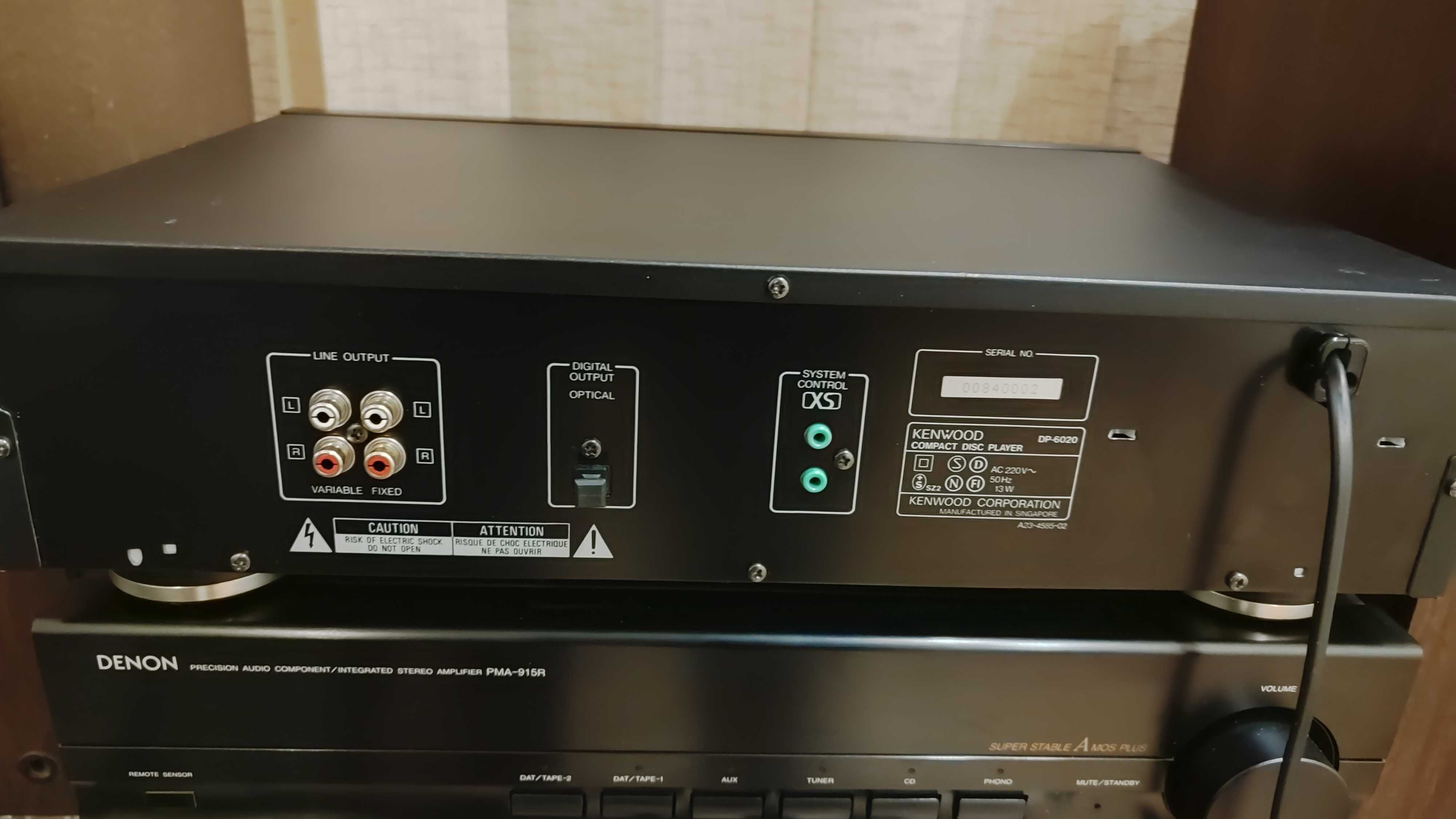 Сд/Cd Проигрыватель Kenwood DP-6020 .Цап 2х PCM-1701 Сд/Cd Проигрыватель Kenwood DP-6020 .Цап 2х PCM-1701