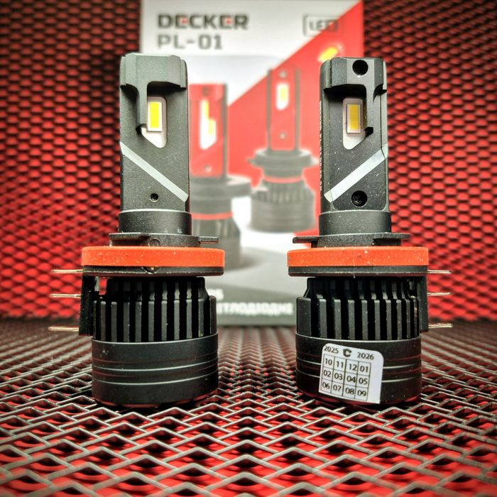 Лед лампи Decker Pl 01 H15 H7 H1 H11 H4 H13 45 W 10000Lm