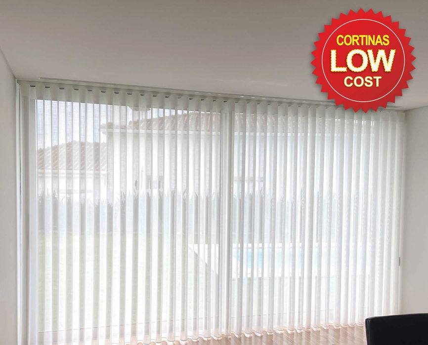 Cortinas de Onda Perfeita (por medida)