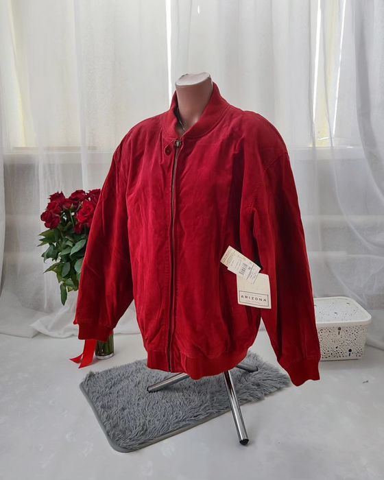 Бомбер натуральна шкіра