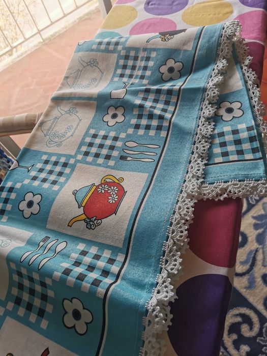 Toalhas chá com renda