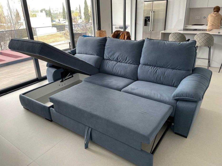 Sofá Cama c/arrumação novo