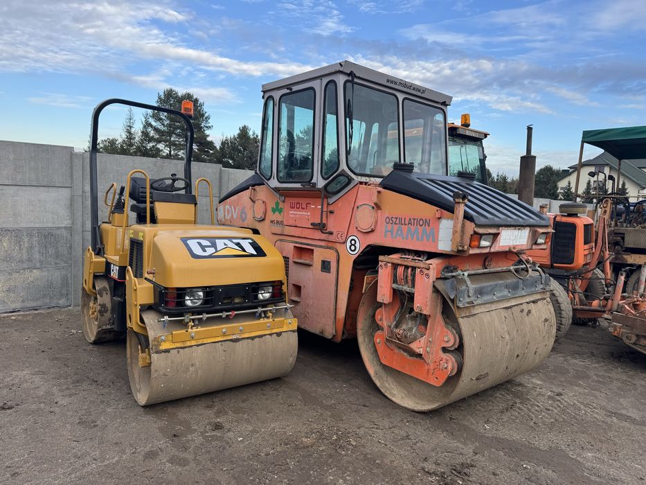 Wynajem koparki minikoparki Walec Zwyżka  Wywrotka Koparka Spychacz