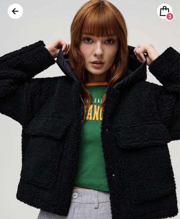 Kurtka teddy sherpy baranek s