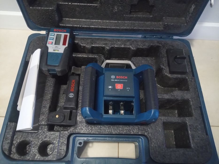 Niwelator laserowy Bosch grl 400H, 2024r ,laser, detektor lr1